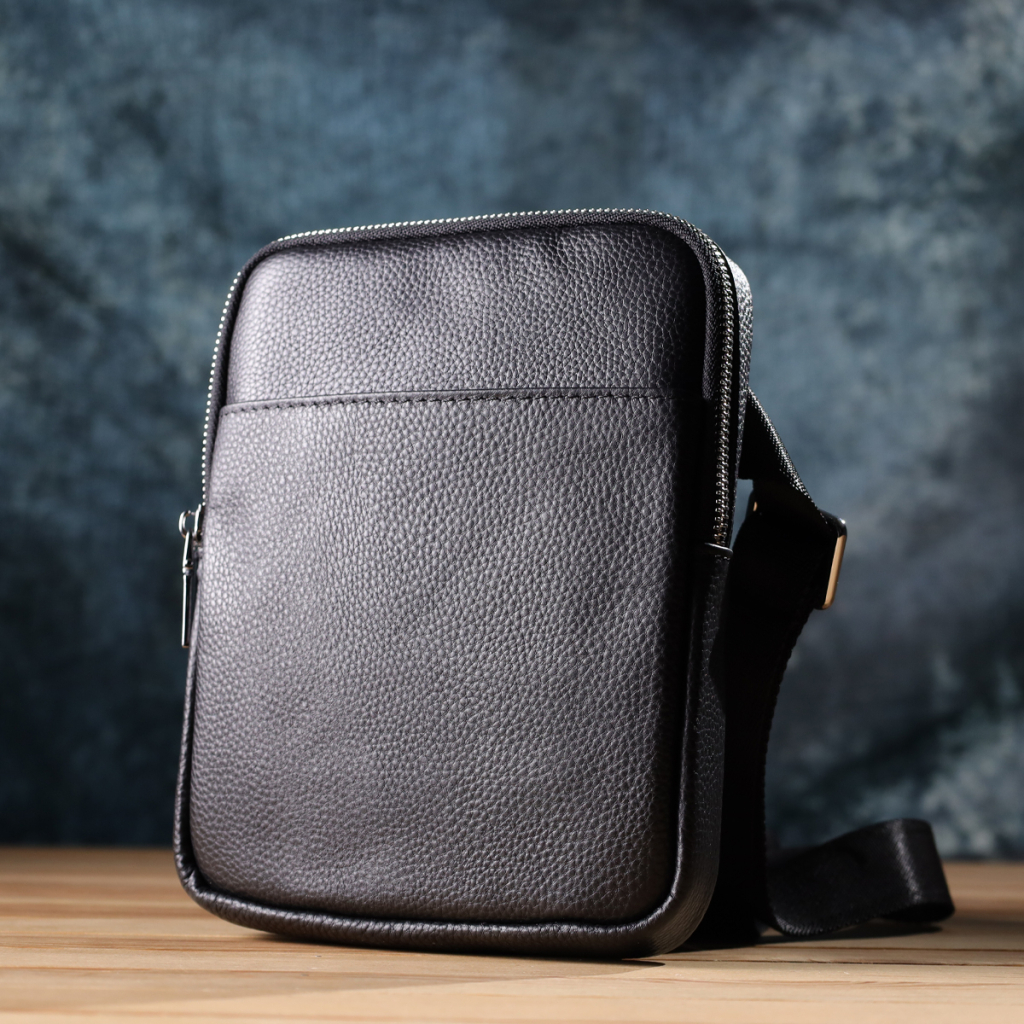 Сумка Vintage З натуральної шкіри Чорна (22862) - зображення 8