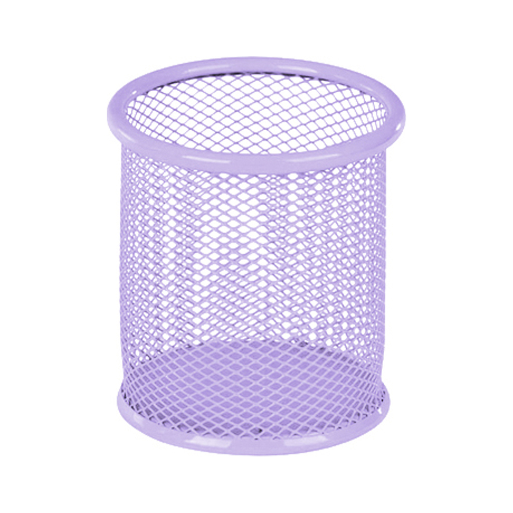 Підставка для ручок Kite кругла, металева 80х80х100 мм бузкова (K22-2110-36) - зображення 1