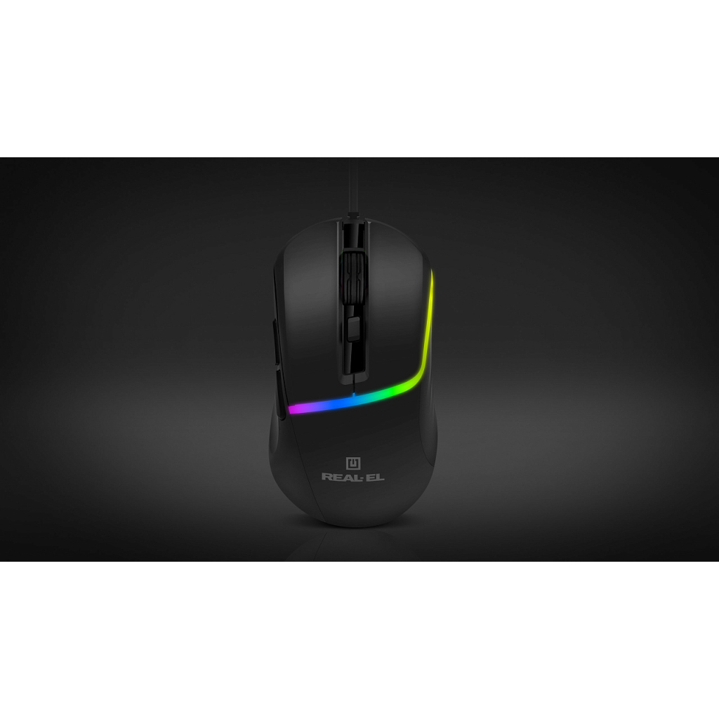 Мишка REAL-EL RM-530 USB Black (EL123200053) - зображення 10