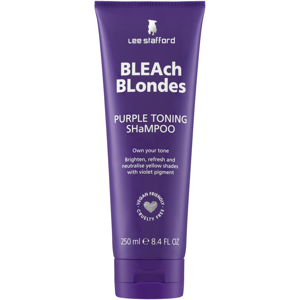 Шампунь Lee Stafford Bleach Blondes Purple Toning для освітленого волосся 250 мл (5060282705777) - зображення 1