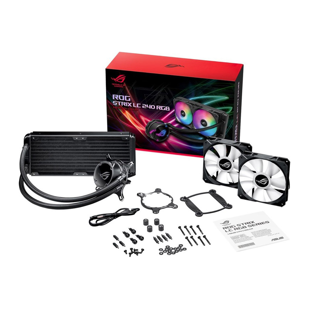 Система рідинного охолодження ASUS ROG-STRIX-LC-240 RGB (90RC0061-M0UAY0) - зображення 3