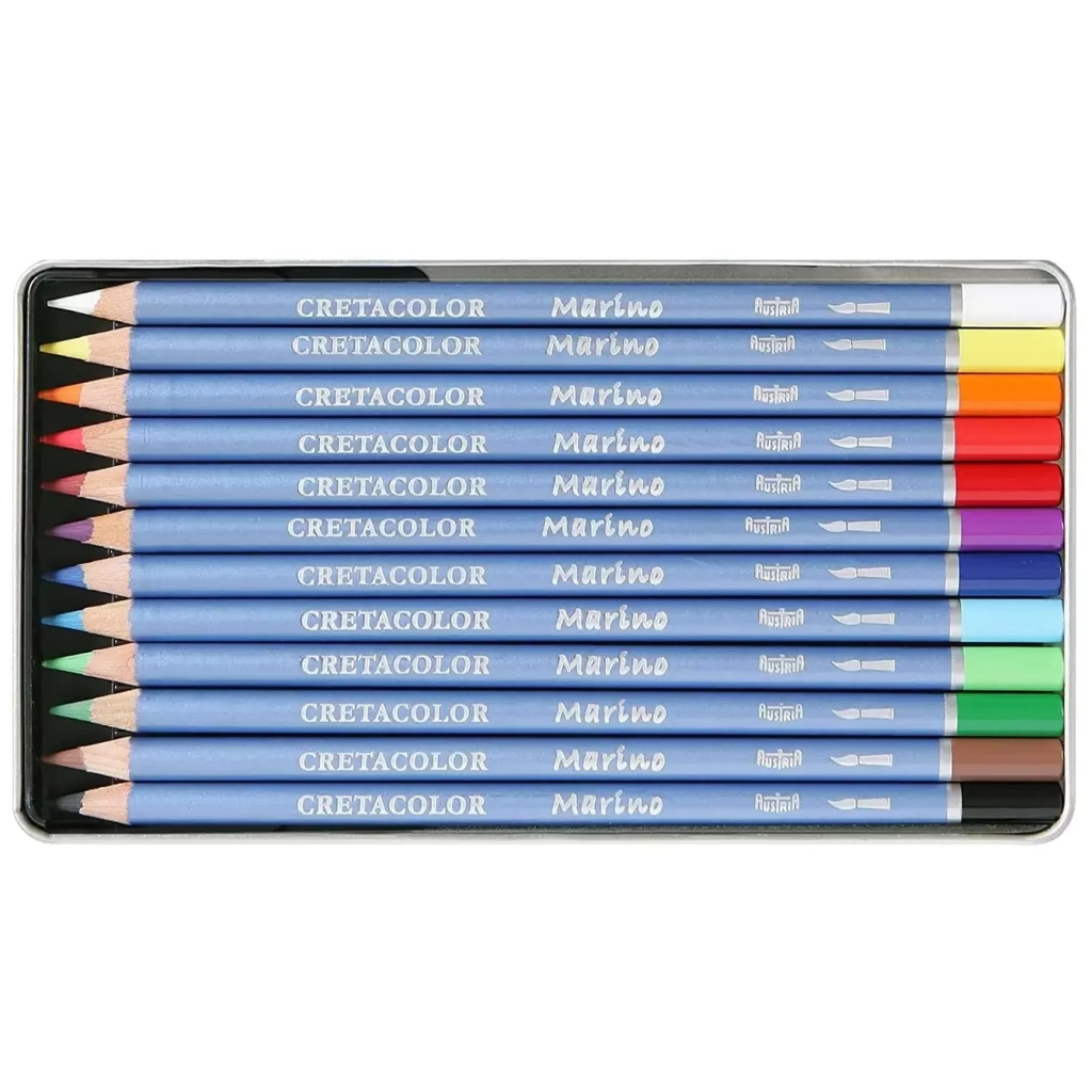 Олівці кольорові Cretacolor Marino акварельні 12 кольорів (9002592240124) - изображение 3