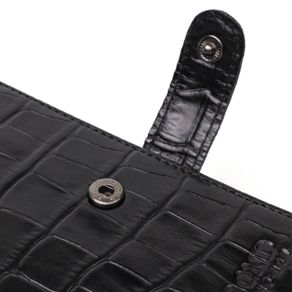 Портмоне Bond Accessories З натуральної шкіри Чорне (22057) - изображение 5