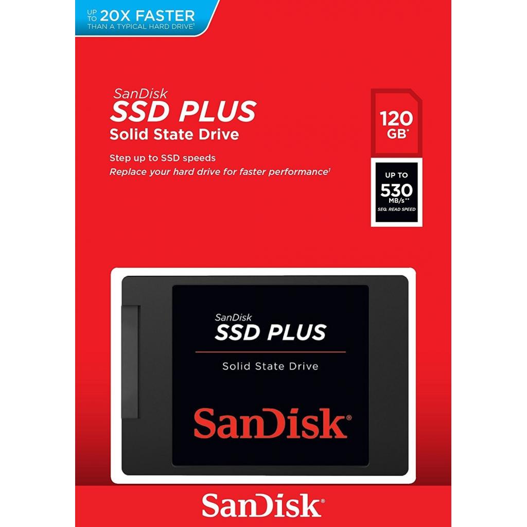 Накопичувач SSD 2.5" 120GB SanDisk (SDSSDA-120G-G27) - зображення 4