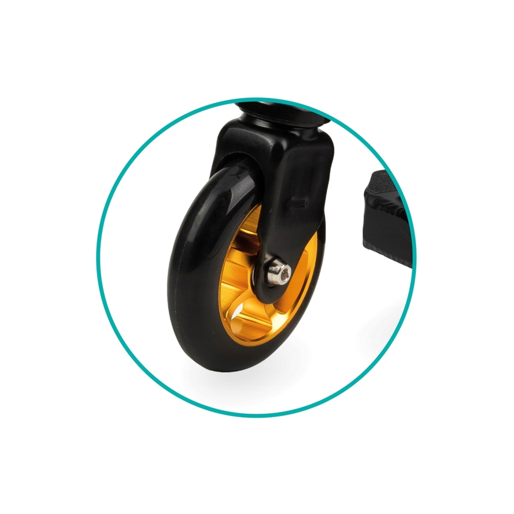 Самокат Qkids Ivo Gold трюковий (5900495890214) (HUBA00008) - зображення 4