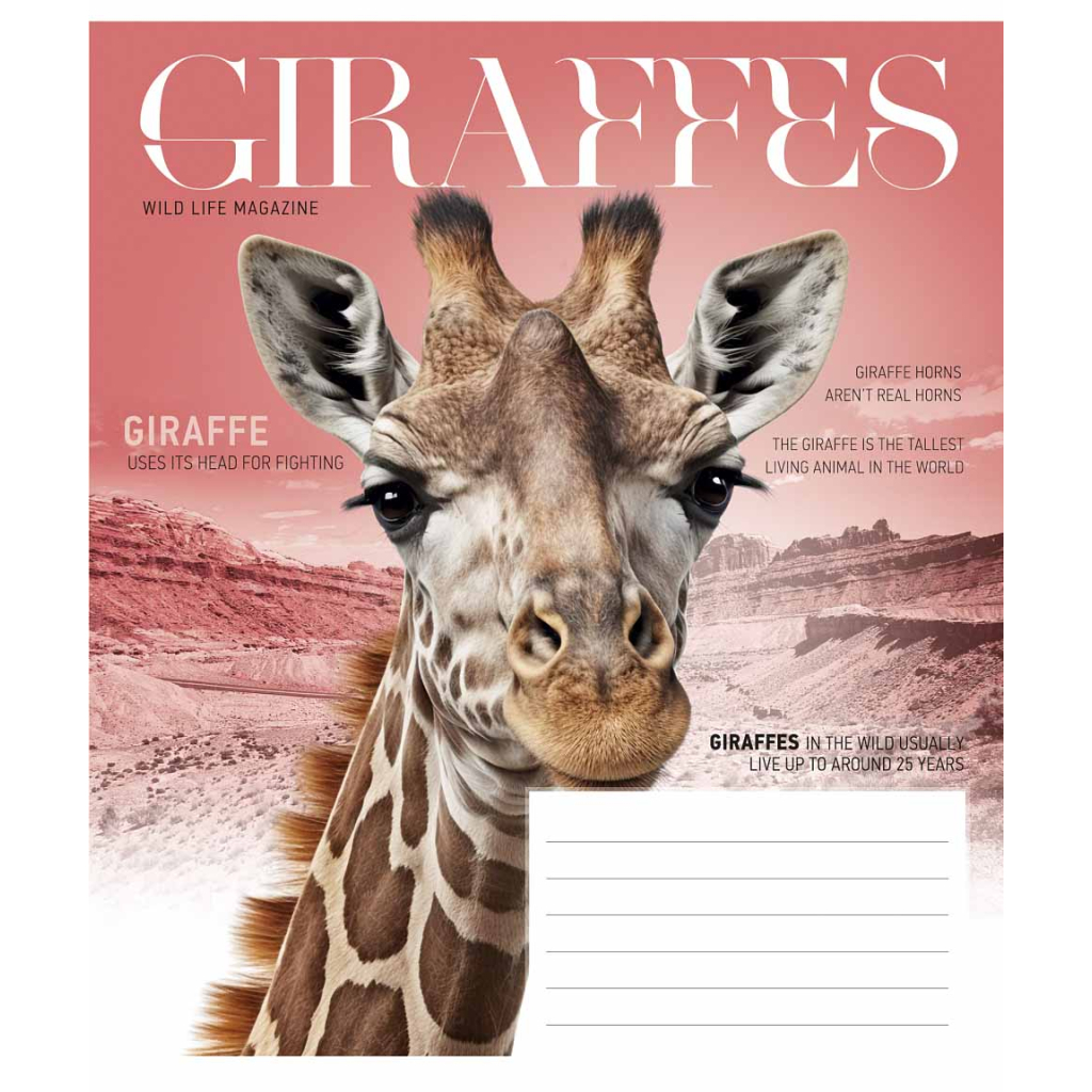 Зошит Школярик Fauna magazine 18 аркушів лінія (018-3428L) - зображення 2