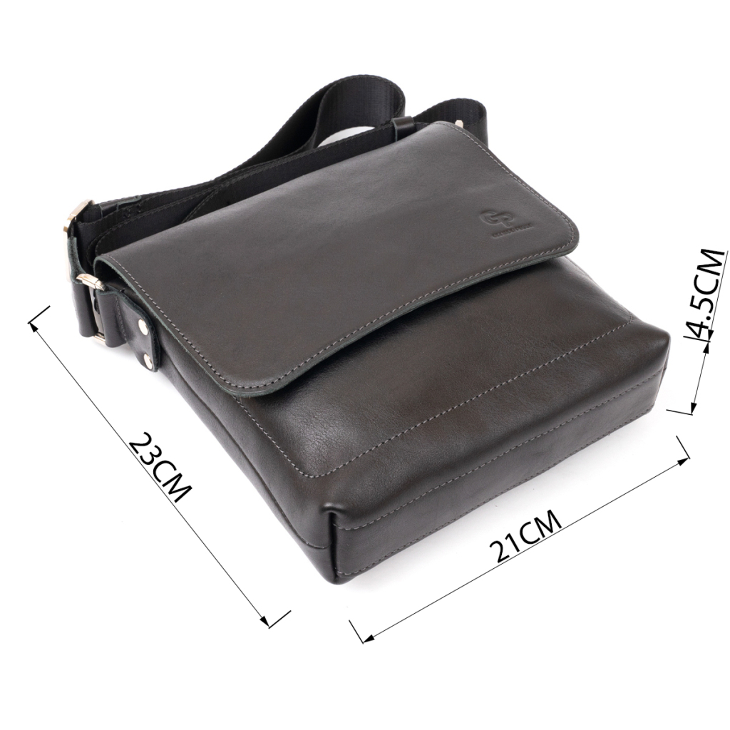 Сумка Grande Pelle У гладкій шкірі Чорна (11333) - зображення 4