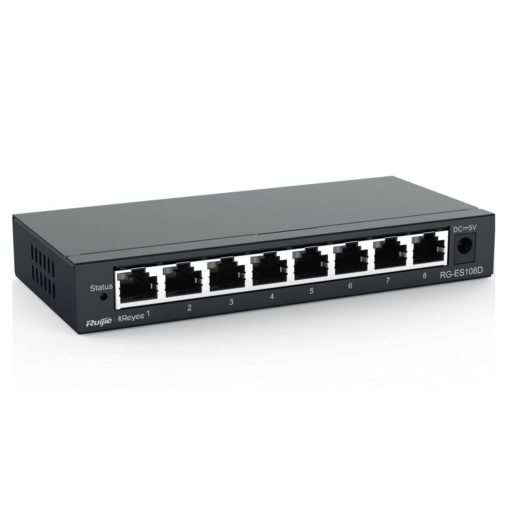 Комутатор мережевий Ruijie Networks RG-ES108D - зображення 3