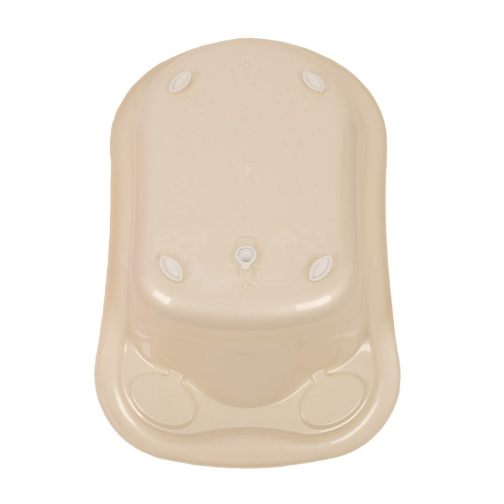 Ванночка Sevi Bebe зі зливом Перламутрова Біла (8692241008208) - зображення 4