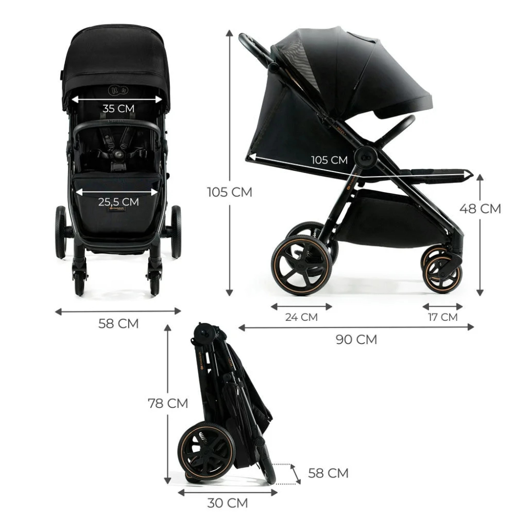 Коляска Kinderkraft Mitzy Ink Black (KSMITZ00BLK0000) (5902533924370) - зображення 6