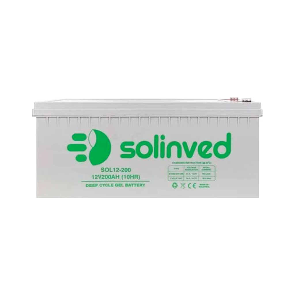 Батарея до ДБЖ Solinved 12V-200Ah, GEL (SLG200-12) - зображення 2