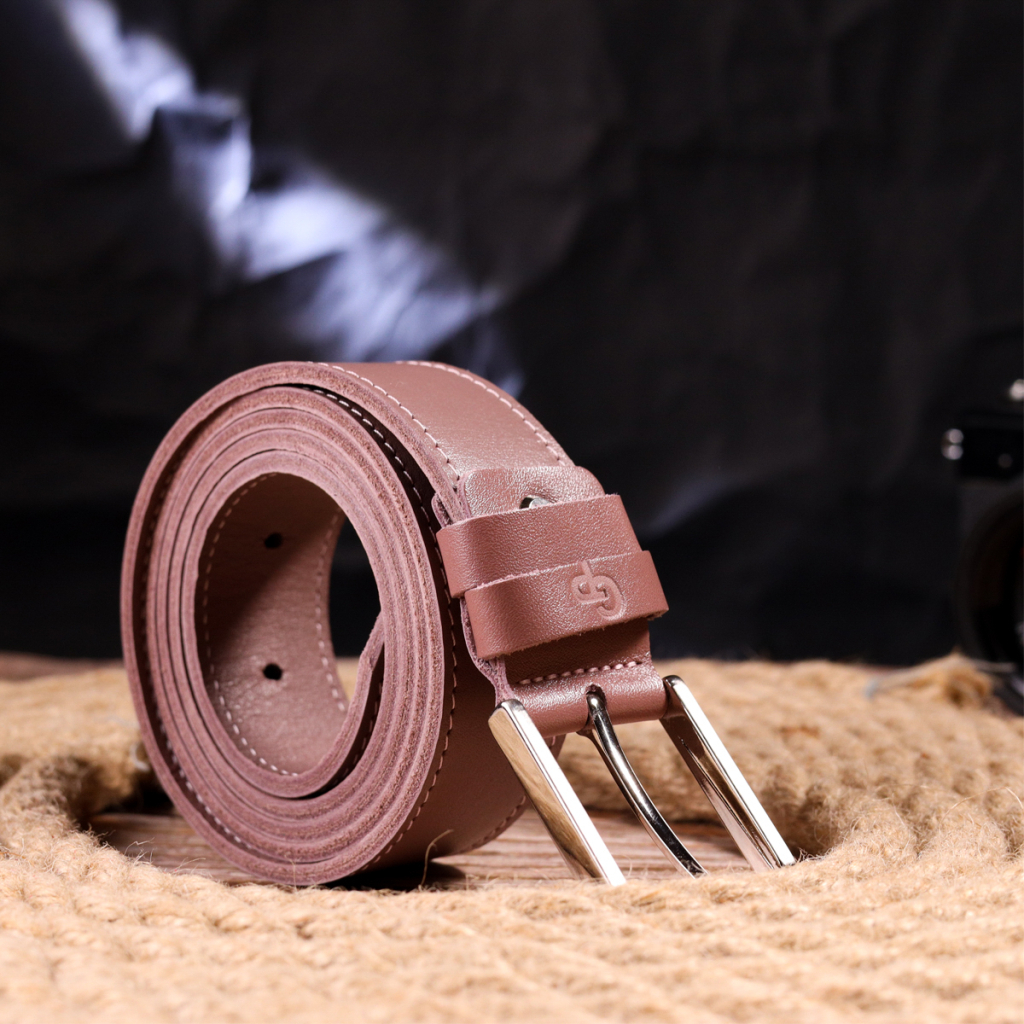 Ремінь Grande Pelle Жіночий з натуральної шкіри Рожевий (21459) - зображення 8