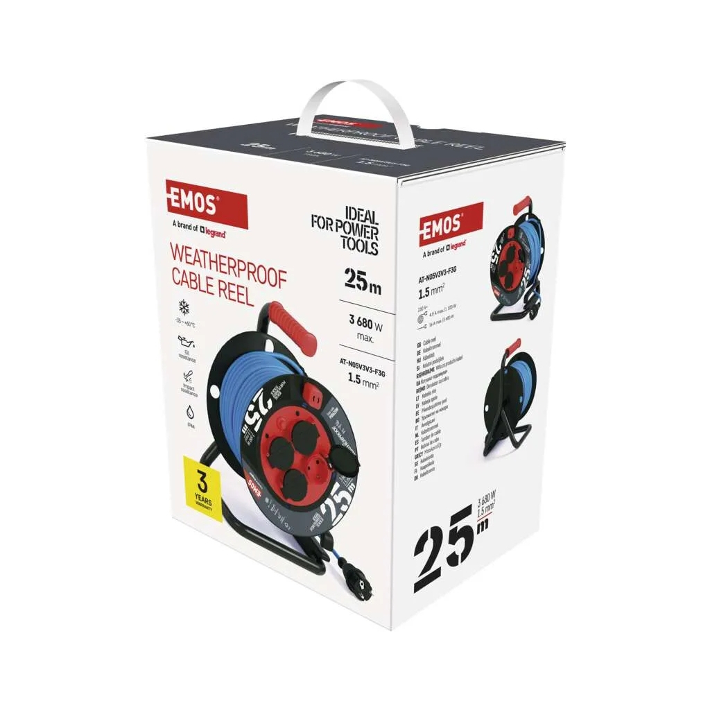 Мережевий подовжувач EMOS P08625W - зображення 3