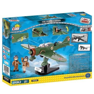 Конструктор Cobi Друга Світова Війна Літак PZL Карась P-23B, 280 деталей (COBI-5522) - зображення 2