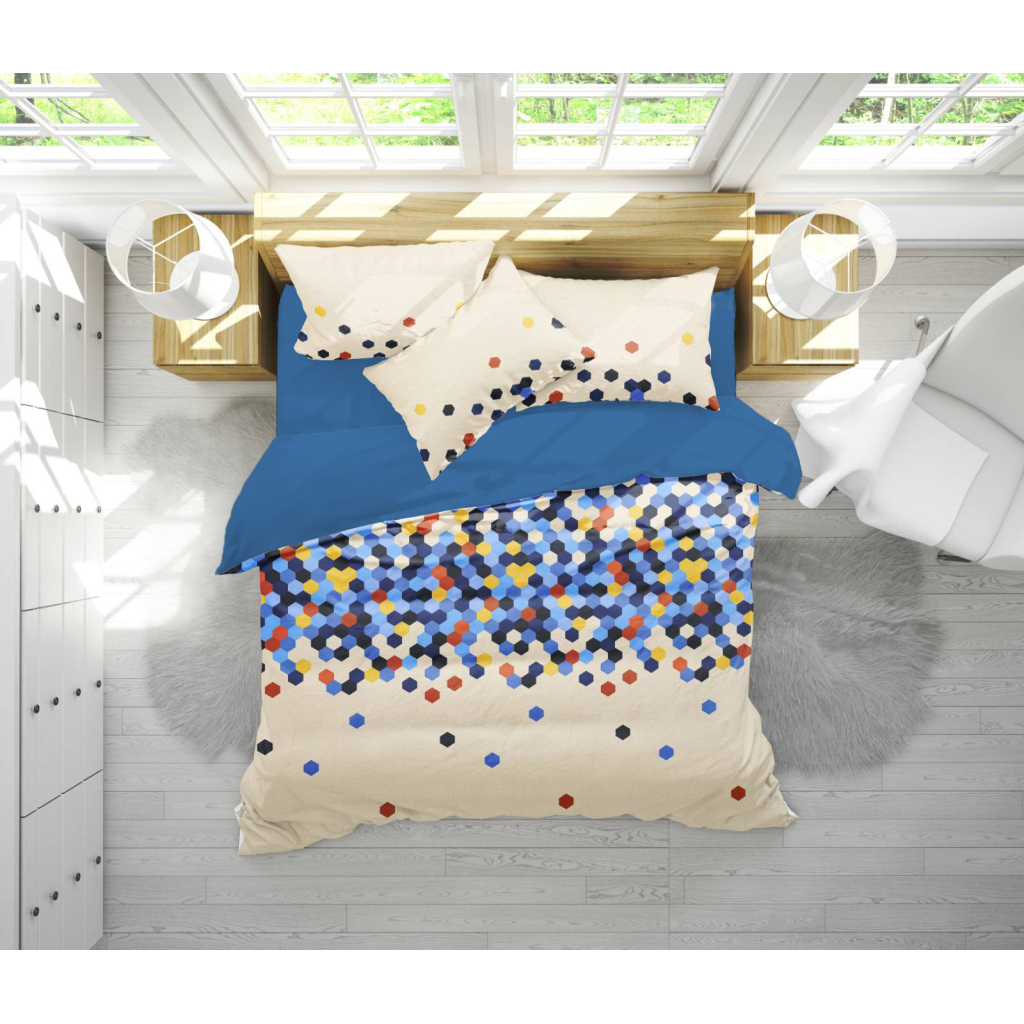 Постільна білизна MirSon Бязь 17-0520 Duende beige King Size (2200003653786) - зображення 1