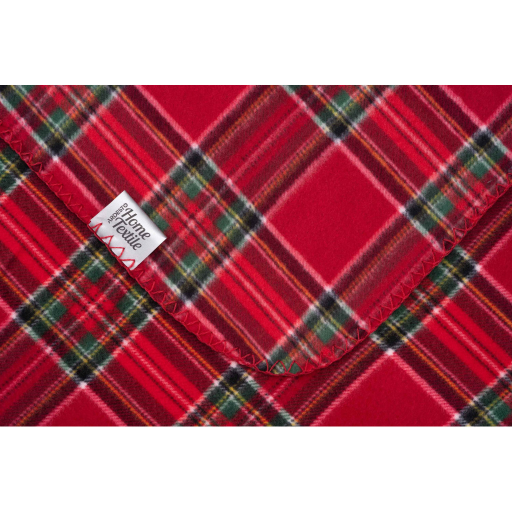 Плед Ardesto Fleece клітинка червона 160х200 см (ART0701PB) - зображення 8