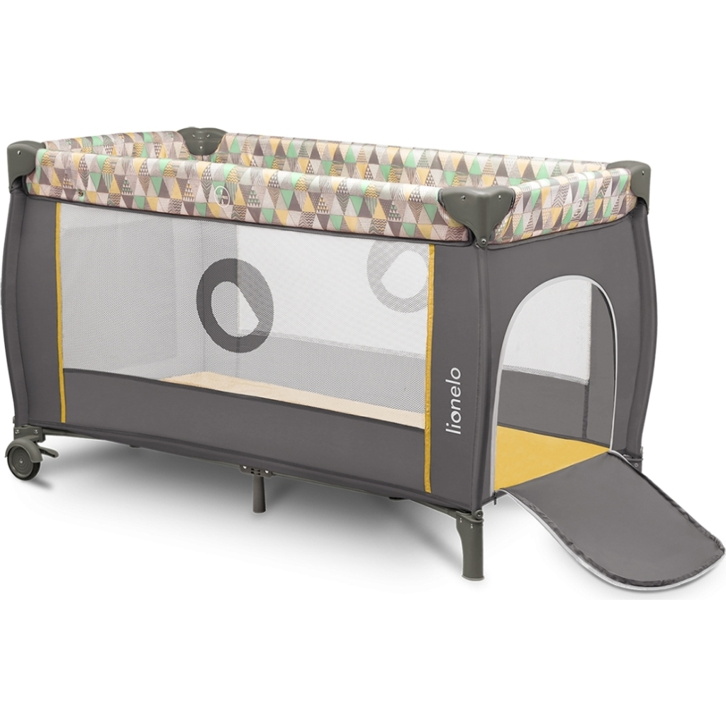 Дитячий манеж Lionelo Sven Plus Yellow Scandi (LO-SVEN PLUS YELLOW SCANDI) - зображення 5