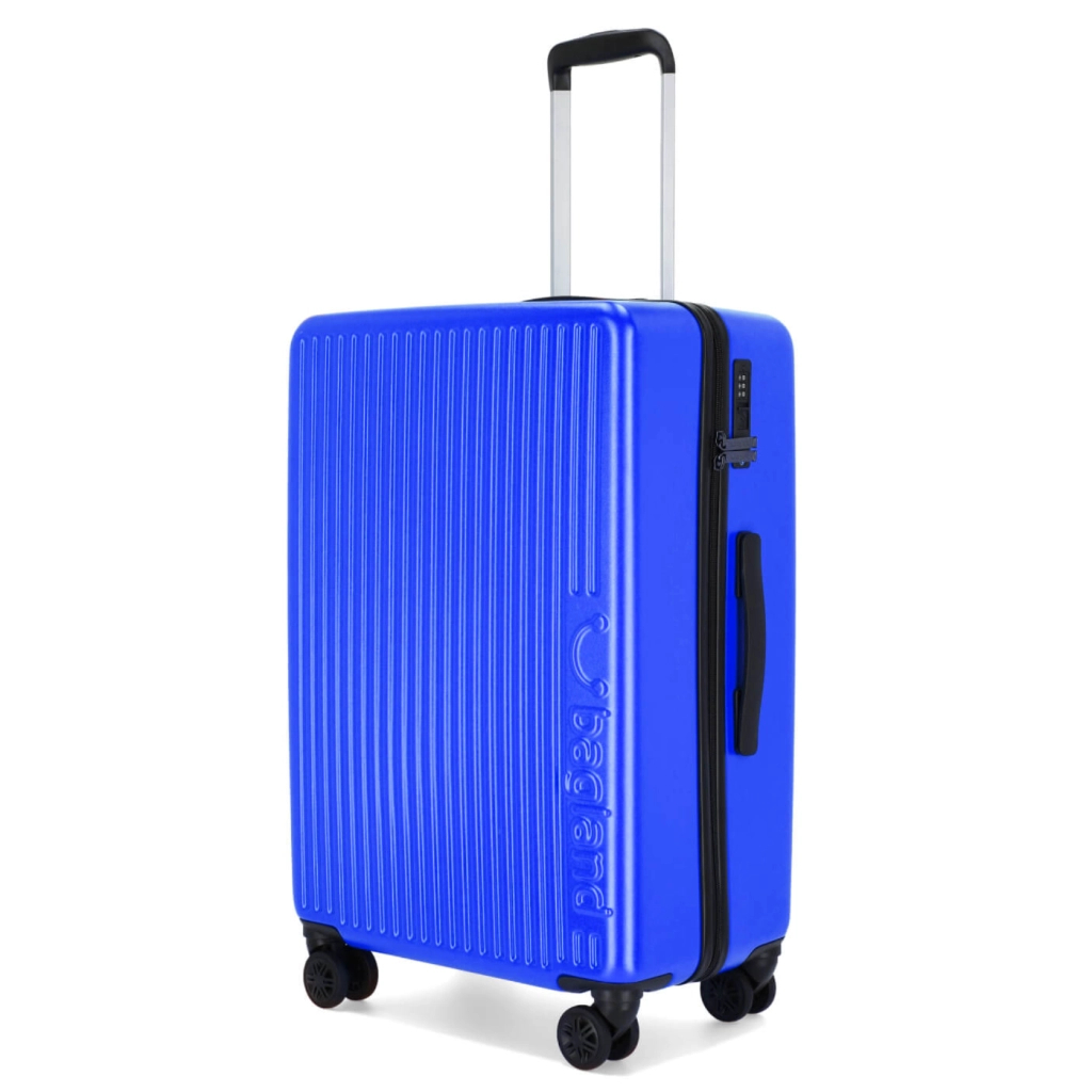 Валіза Bagland Wave середня 63 л синя (1143221835) - зображення 2