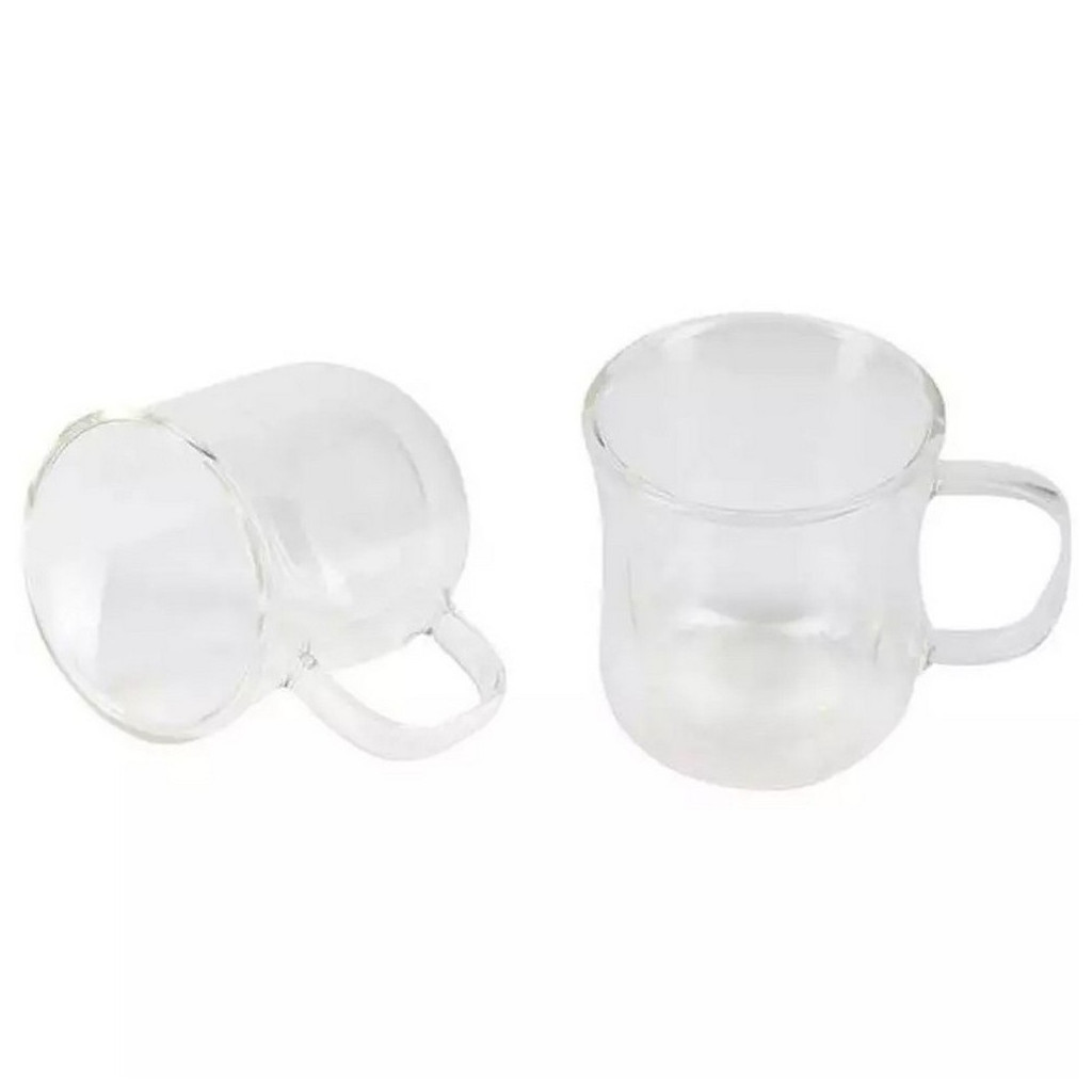 Набір чашок Bergner Coffee & Tea lovers 230 мл 2 шт (BG-20115-MM) - зображення 1