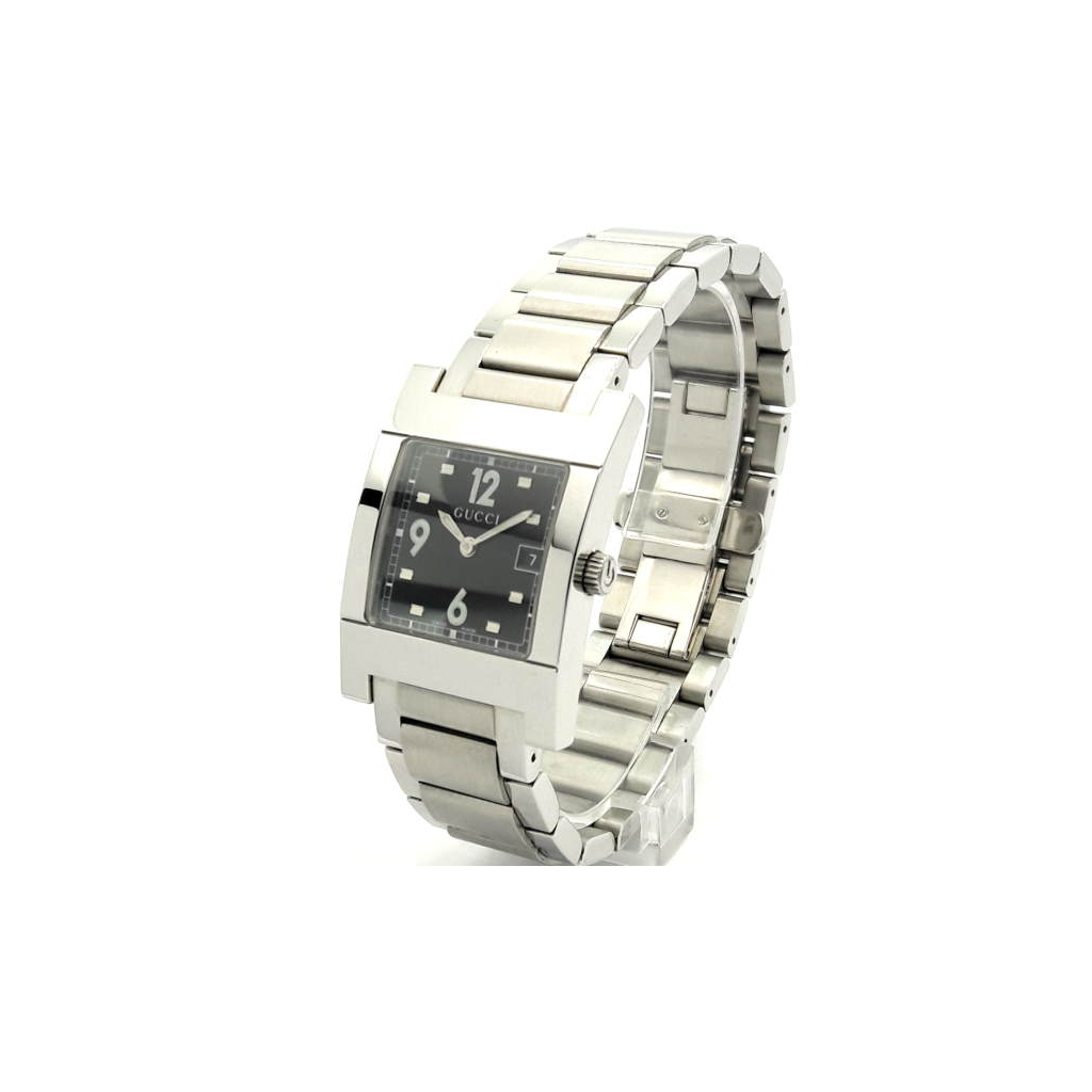 Наручний годинник Gucci 7705M 17735 BLK STEEL BRACELET - зображення 2