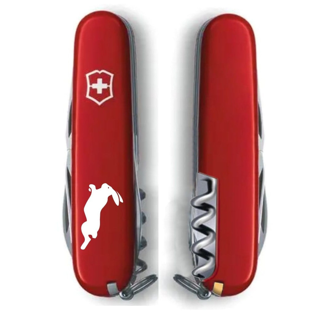 Ніж Victorinox Spartan Zodiac Red "Шпаркий Кролик" (1.3603_Z2170u) - зображення 2