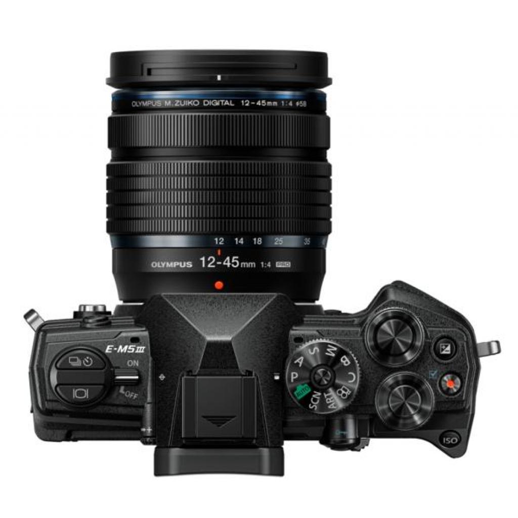 Цифровий фотоапарат Olympus E-M5 mark III 12-45 mm PRO Kit black (V207092BE000) - зображення 2