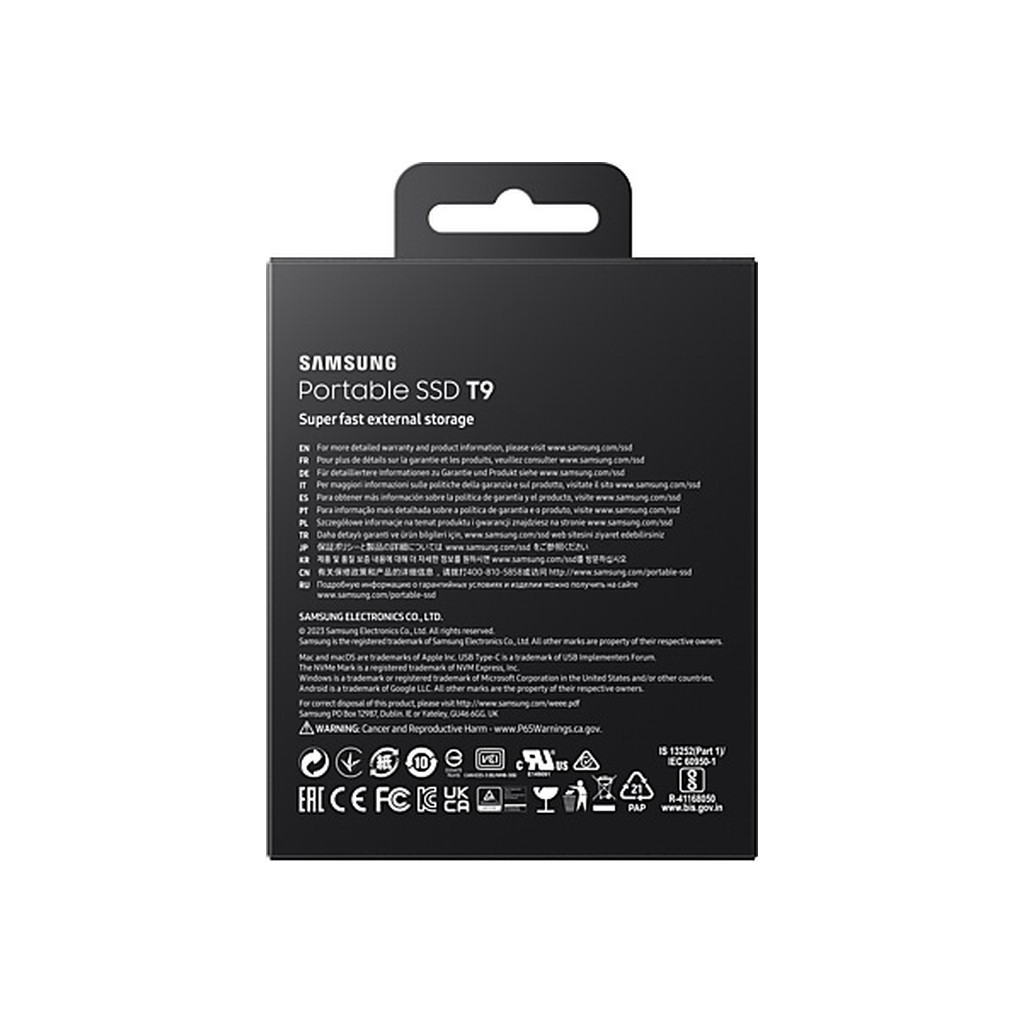 Накопичувач SSD USB 3.2 1TB T9 Samsung (MU-PG1T0B/EU) - зображення 9