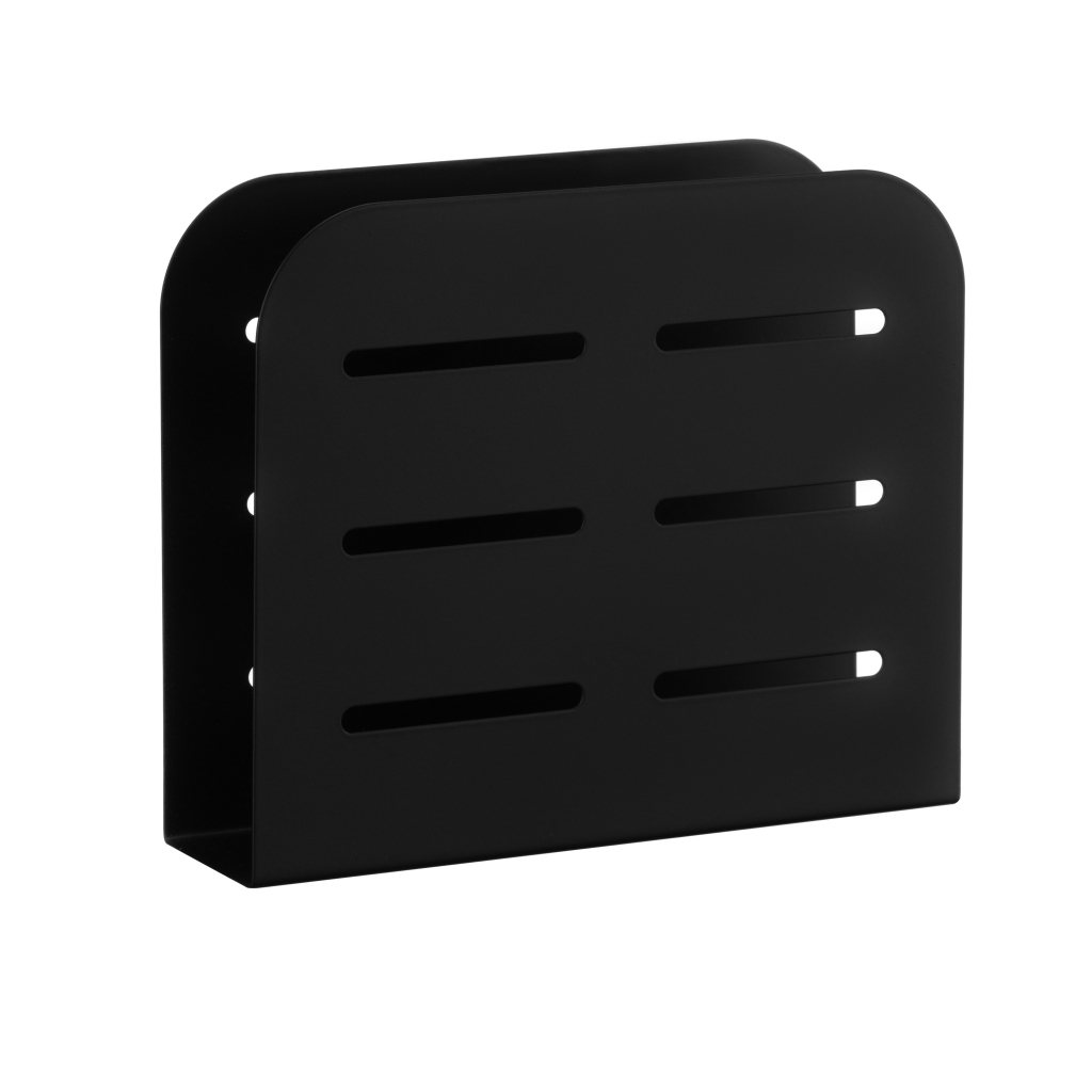 Серветниця Ardesto Midori 15х4х12.5см, метал, чорна (AR0910B) - зображення 1