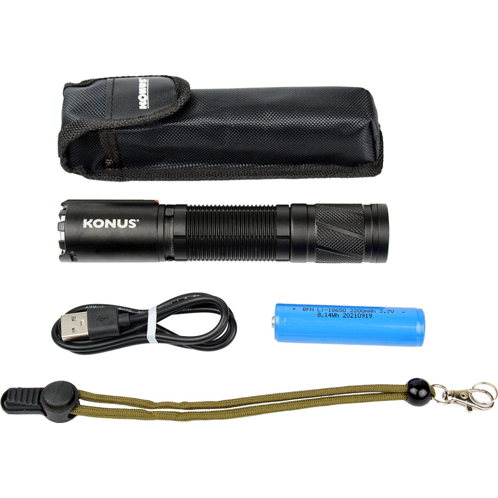 Ліхтар Konus Konuslight-RC7 (1200 Lm) USB Rechargeable (3931) - зображення 7