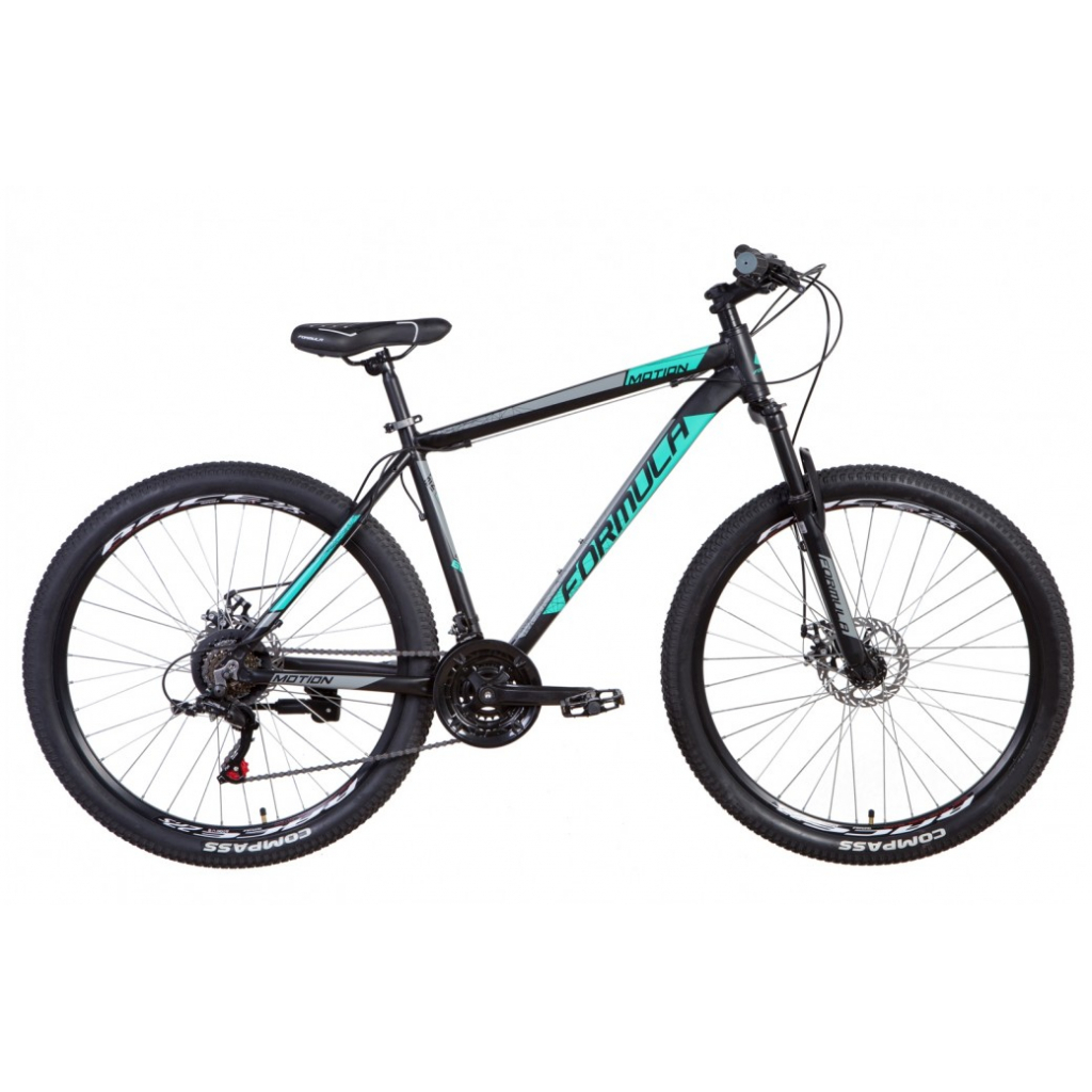 Велосипед Formula 27,5" MOTION рама-17" 2021 Black/Turquoise (OPS-FR-27.5-073) - зображення 1