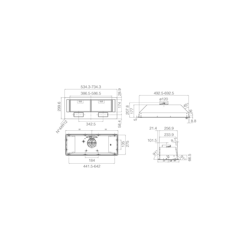 Витяжка кухонна Elica ERA BL/A/52 - зображення 6
