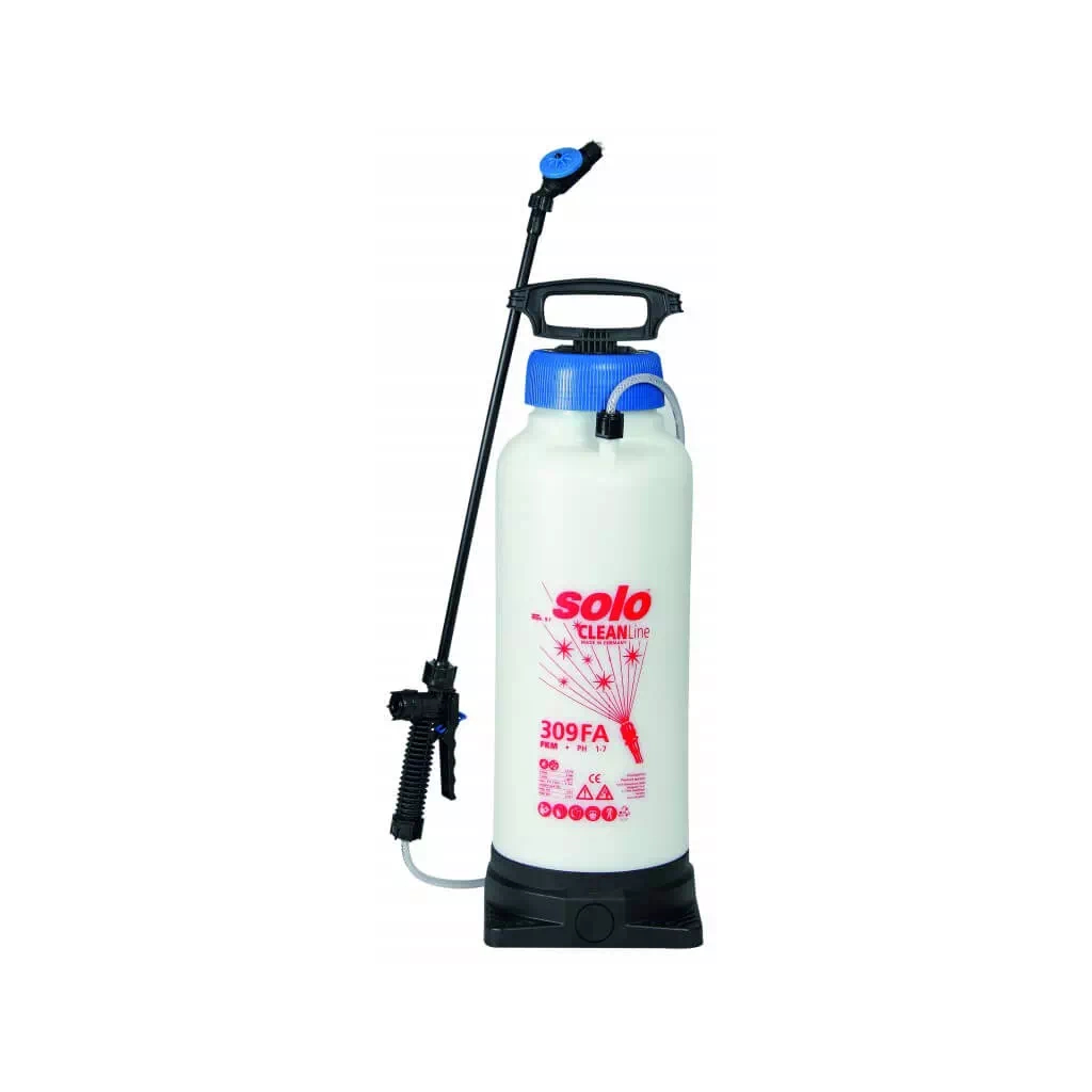 Обприскувач Solo ручний на колесах 9 л, поршневий, тиск 3 бар, трубка 50 см, вага 3 кг (309FA) - зображення 1
