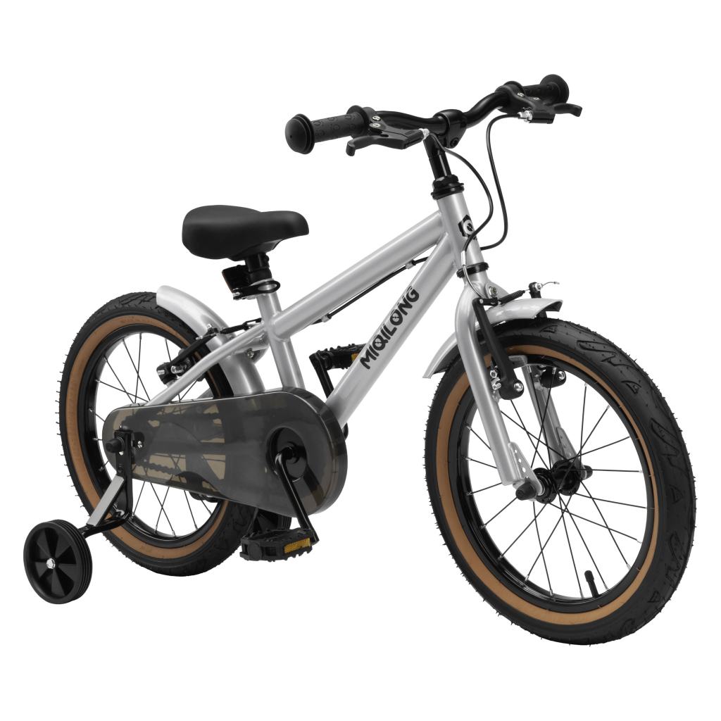 Дитячий велосипед Miqilong ST 16" срібний (RBB-ST16-SILVER) - зображення 1