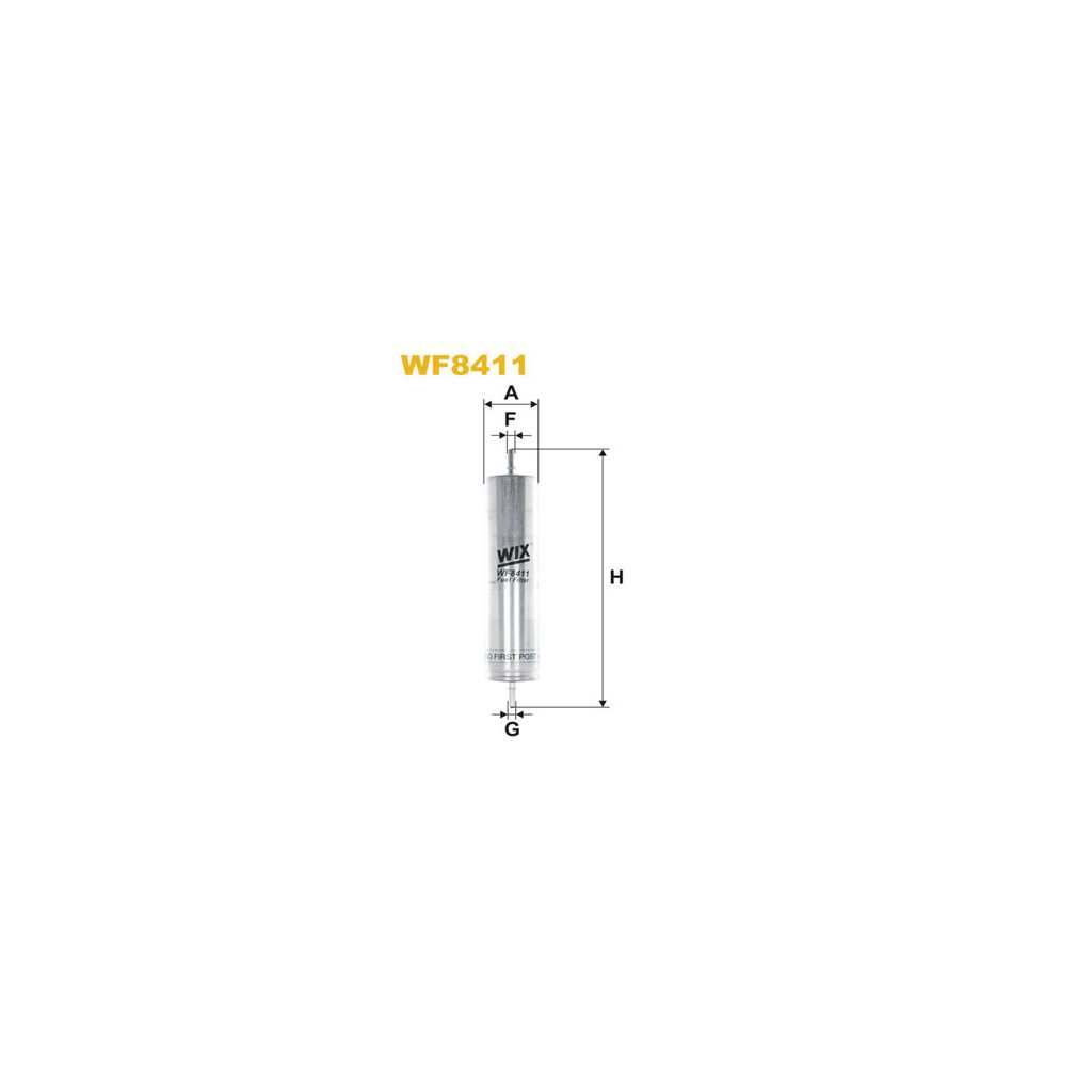 Фільтр паливний Wixfiltron WF8411 - зображення 1