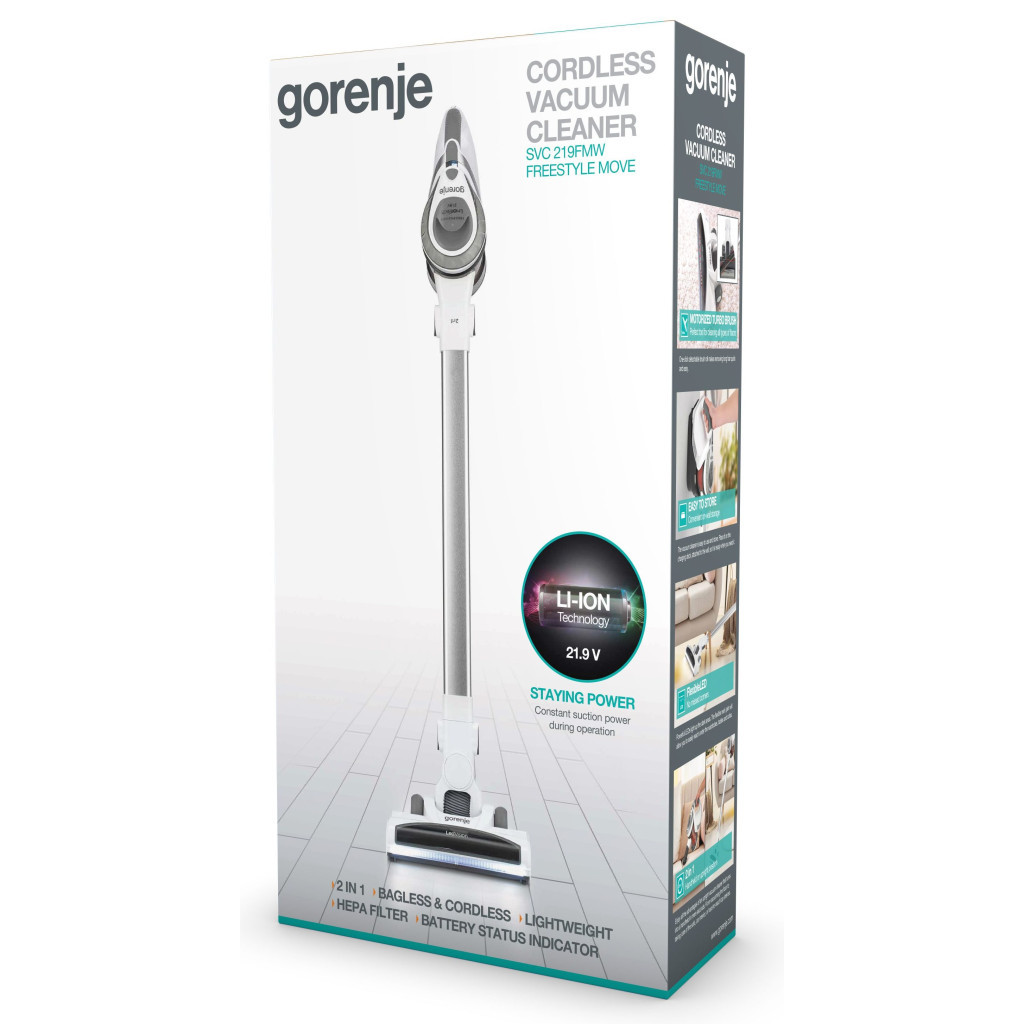Пилосос Gorenje SVC219FMW - зображення 5