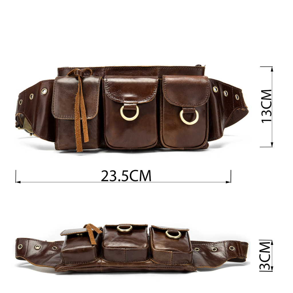 Сумка Vintage Бананка Коричнева (20011) - зображення 3