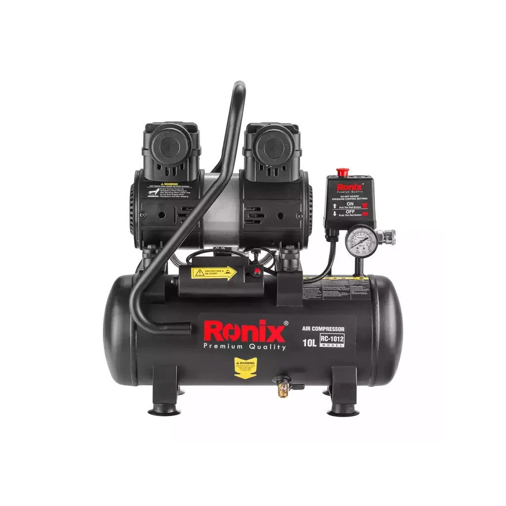 Компресор Ronix 10л, 1280Вт (RC-1012) - зображення 4