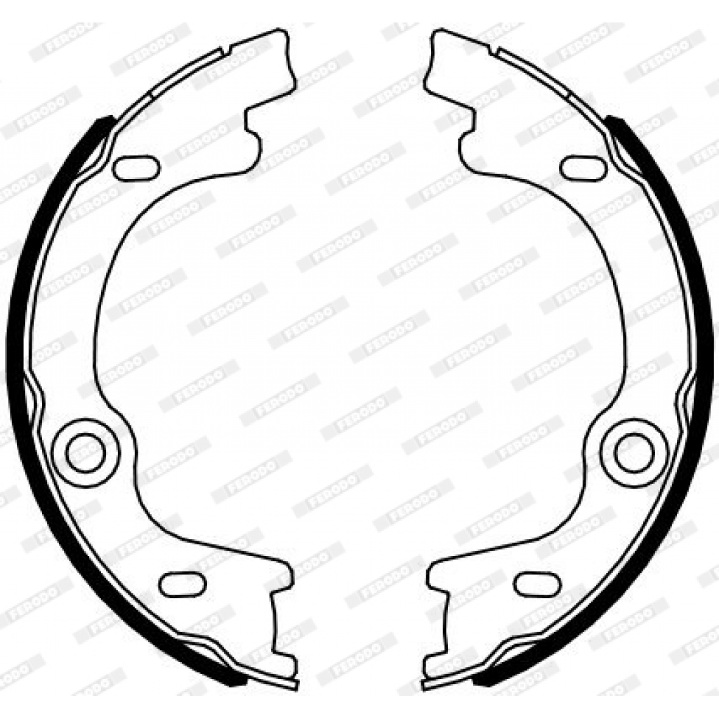 Гальмівні колодки FERODO FSB4099 - зображення 1