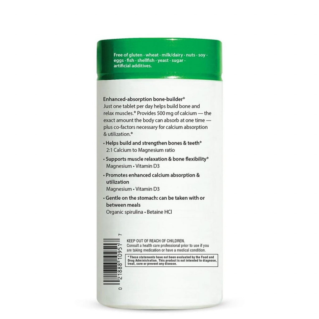 Вітамін Rainbow Light Кальцій з Магнієм і вітаміном D3, Food-Based Calcium with Ma (RLT-10952) - зображення 2