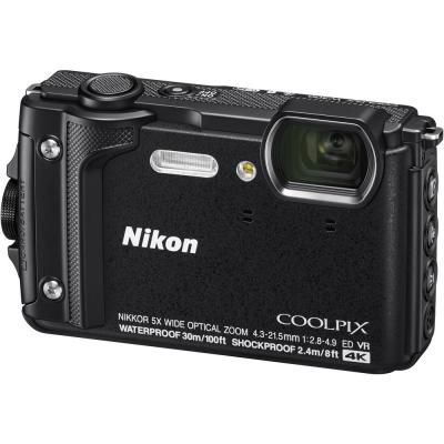 Цифровий фотоапарат Nikon Coolpix W300 Black (VQA070E1) - зображення 1