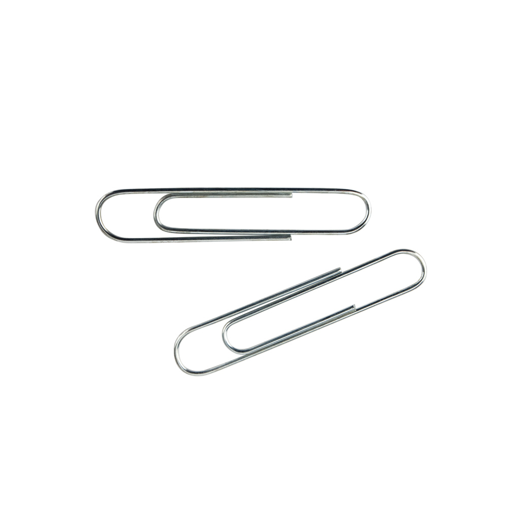 Скріпки канцелярські Axent оцинковані 50 мм 100 шт (картонна упаковка) (D4115) - зображення 1