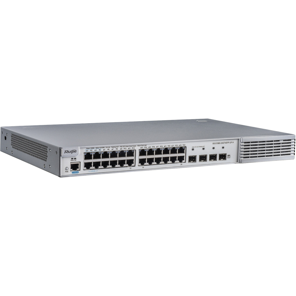 Комутатор мережевий Ruijie Networks XS-S1960-24GT4SFP-UP-H - зображення 3