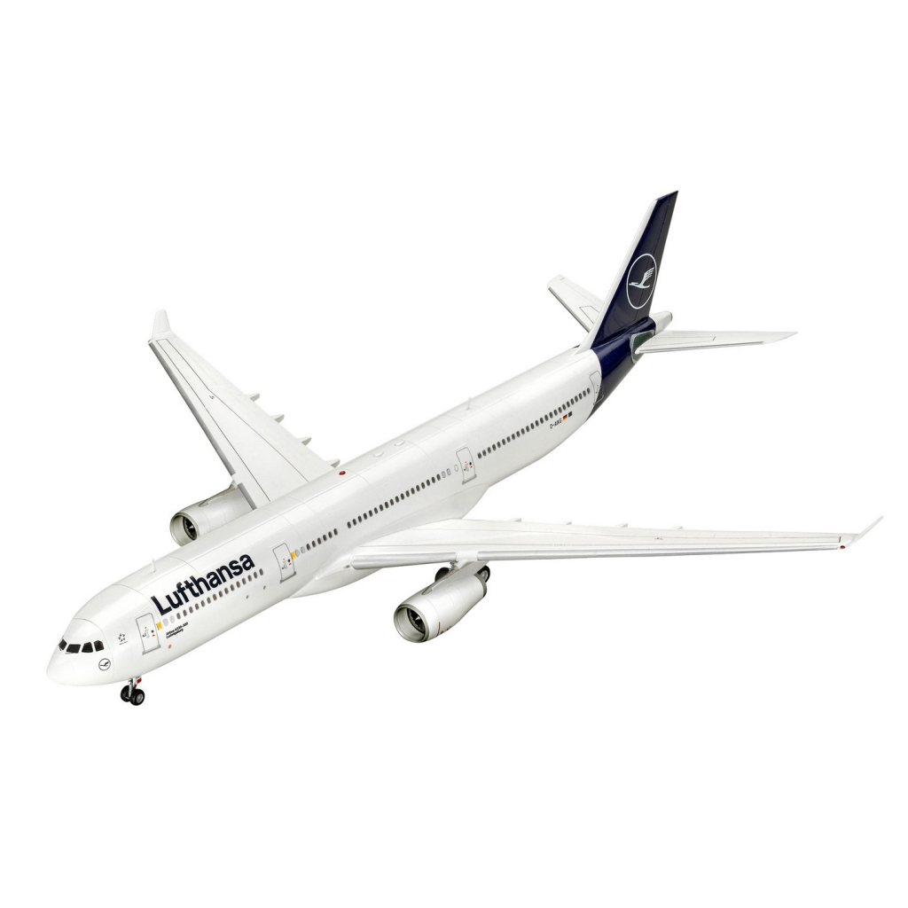Збірна модель Revell Літак Airbus A330-300 Lufthansa рівень 4 масштаб 1:144 (RVL-03816) - зображення 2