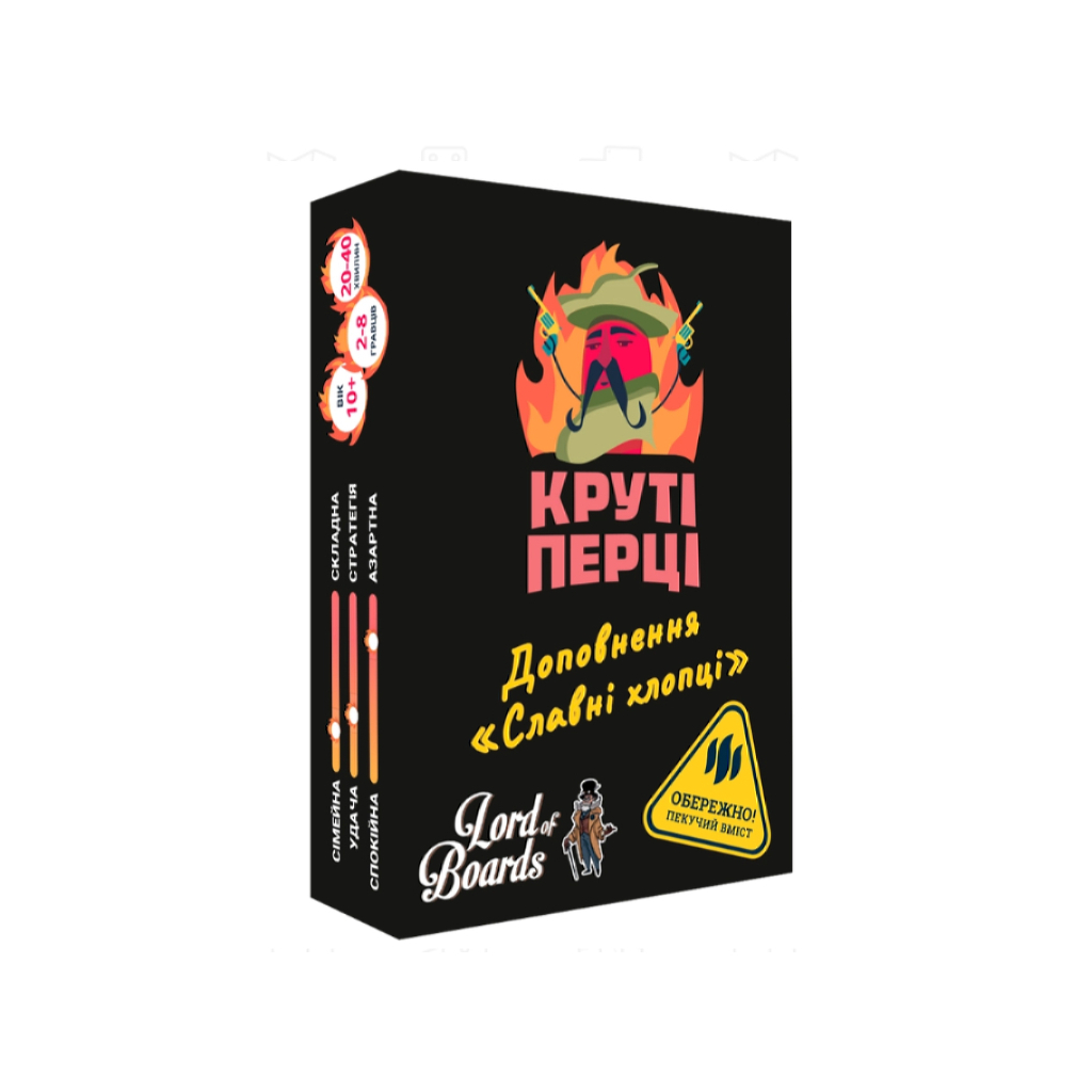 Настільна гра Lord of Boards Круті Перці. Славні Хлопці (Chili Mafia. Goodfellas) доповнення, українська (LOB2205UA) - зображення 1