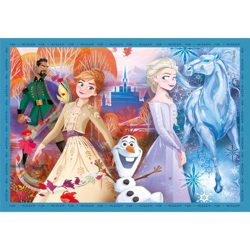 Пазл Clementoni 4 в 1 Frozen, 12,16,20 та 24 елементи (21518) - зображення 4