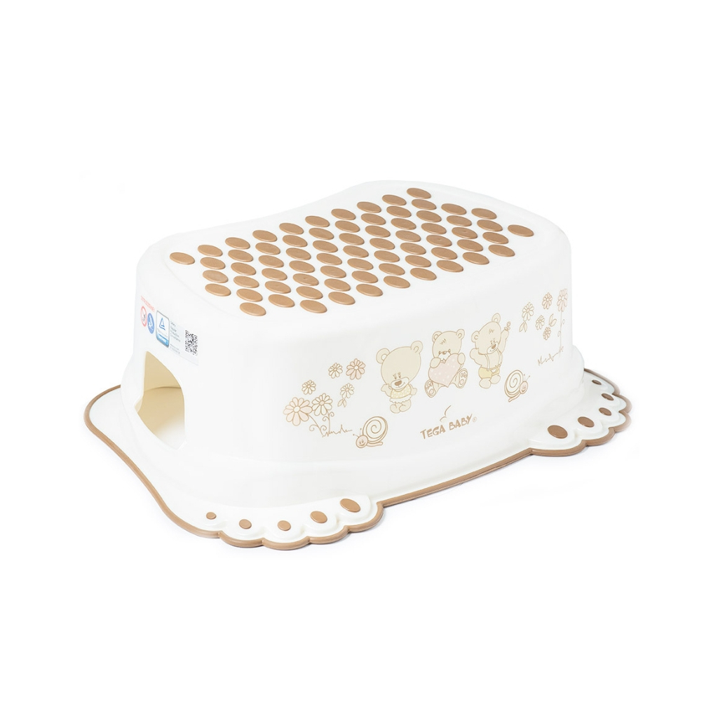 Підставка дитяча Tega Baby Teddy Bear антиковзка white pearl (MS-017-118) - зображення 1
