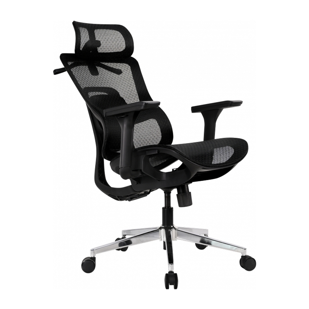 Офісне крісло GT Racer B-568-1 Black - зображення 5