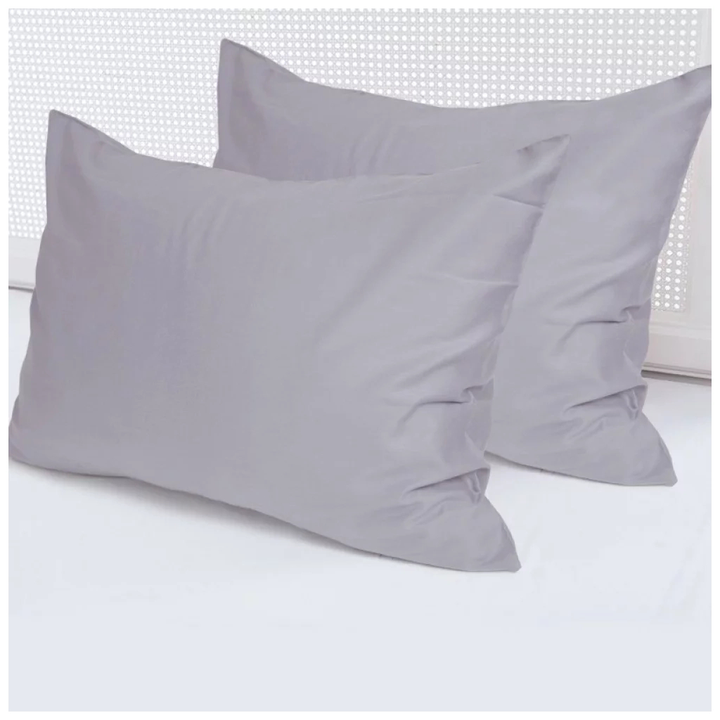 Наволочка Ярослав Сатин сіра 08 70х70 (39788) - изображение 1