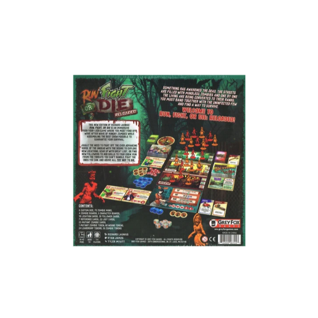 Настільна гра Grey Fox Games Run Fight or Die Reloaded Kickstarter Edition , англійська (616909967247) - зображення 3