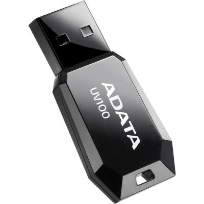 USB флеш накопичувач ADATA 32GB DashDrive UV100 Black USB 2.0 (AUV100-32G-RBK) - зображення 3